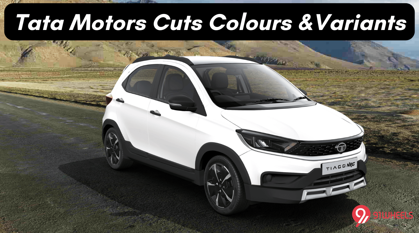 Tata Motors Trims Several Colour Options And Variants from Its Cars
