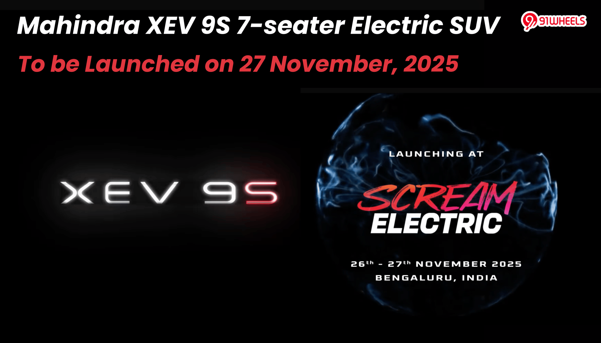 Mahindra XEV 9S 7-seater Electric SUV to be Launched on 27 November: Details