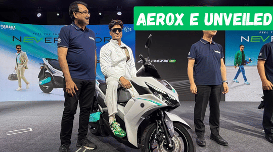 Yamaha Aerox E Unveiled - Performance E-Scooter