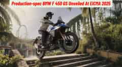 Production-spec BMW F 450 GS Unveiled At EICMA 2025 Production-spec BMW F 450 GS Unveiled At EICMA 2025