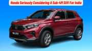 Honda Seriously Considering A Sub-4M SUV For India