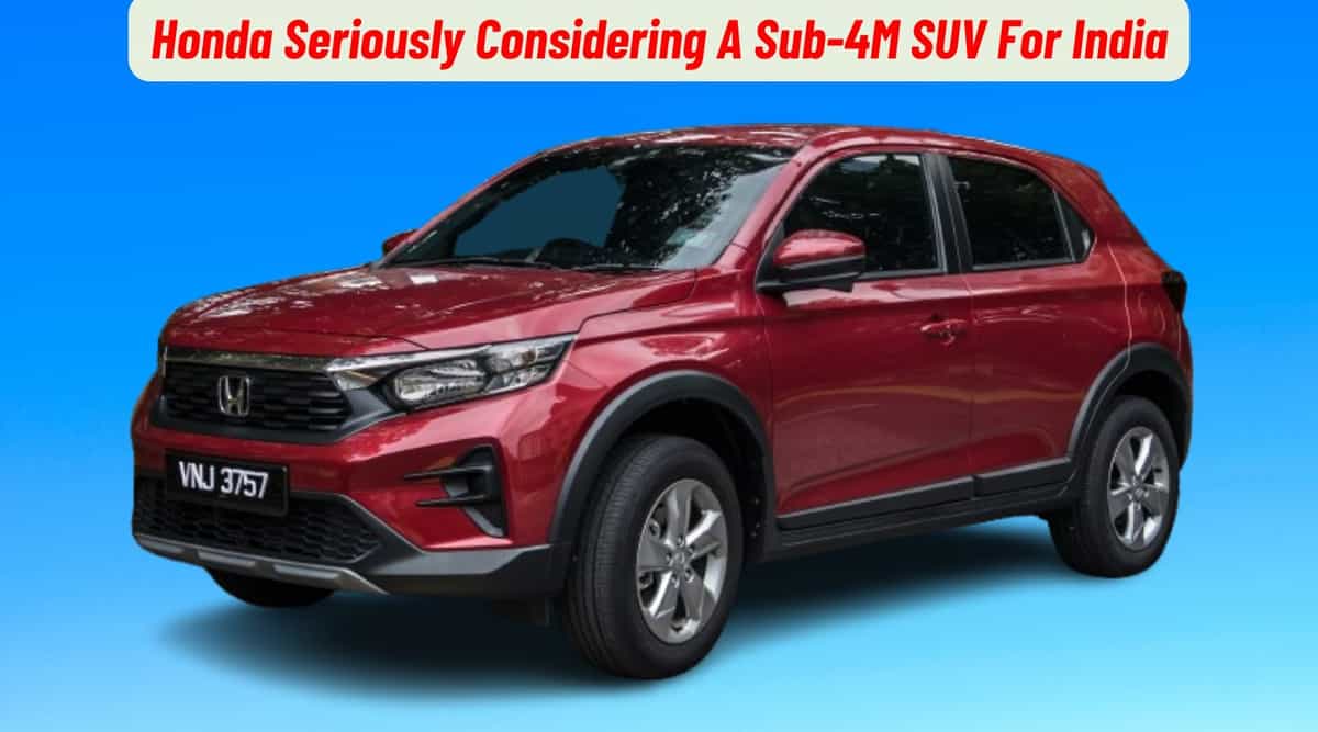 Honda Seriously Considering A Sub-4M SUV For India Honda Seriously Considering A Sub-4M SUV For India
