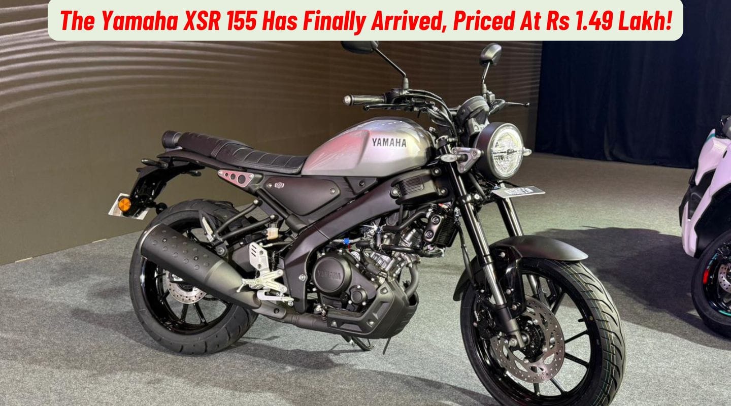 The Yamaha XSR 155 Has Finally Arrived, Priced At Rs 1.49 Lakh!