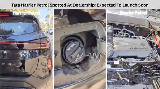 Tata Harrier Petrol Spotted At Dealership: Expected To Launch Soon Tata Harrier Petrol Spotted At Dealership: Expected To Launch Soon