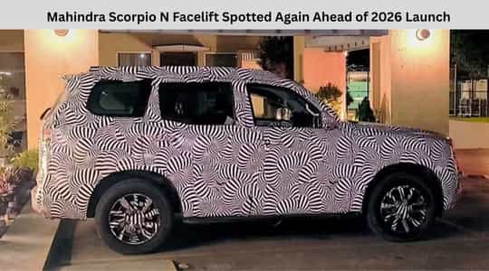 Mahindra Scorpio N Facelift Spotted Again Ahead of 2026 Launch Mahindra Scorpio N Facelift Spotted Again Ahead of 2026 Launch