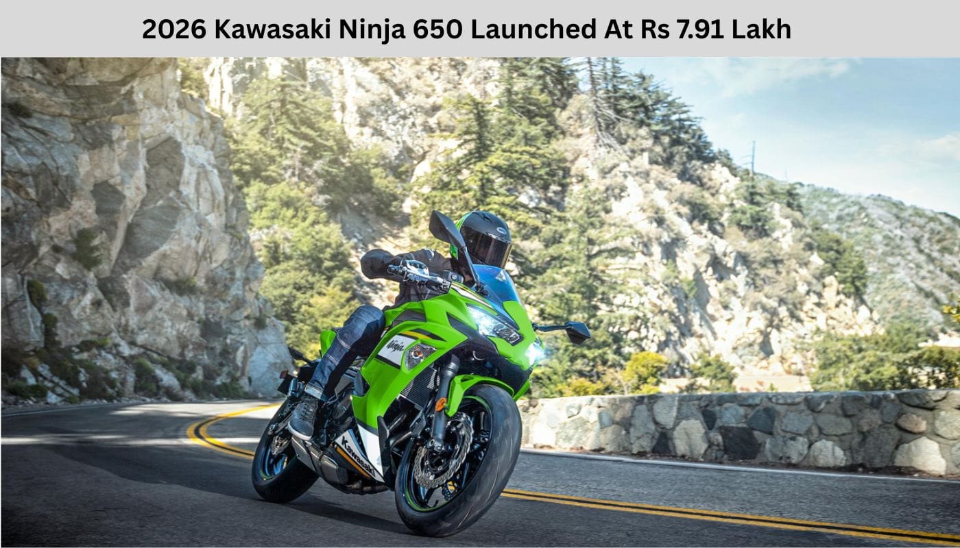 2026 Kawasaki Ninja 650 Launched At Rs 7.91 Lakh