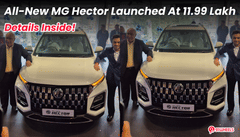All-New MG Hector Launched At 11.99 Lakh (Ex-sh): Details Here