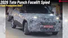 Tata Punch Facelift Spied Testing In Near Production Form
