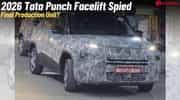 Tata Punch Facelift Spied Testing In Near Production Form Tata Punch Facelift Spied Testing In Near Production Form