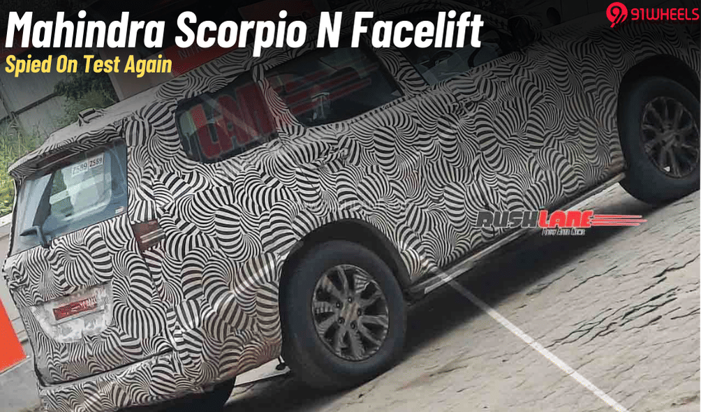 2026 Mahindra Scorpio N Facelift Spied Testing Again: Check Details
