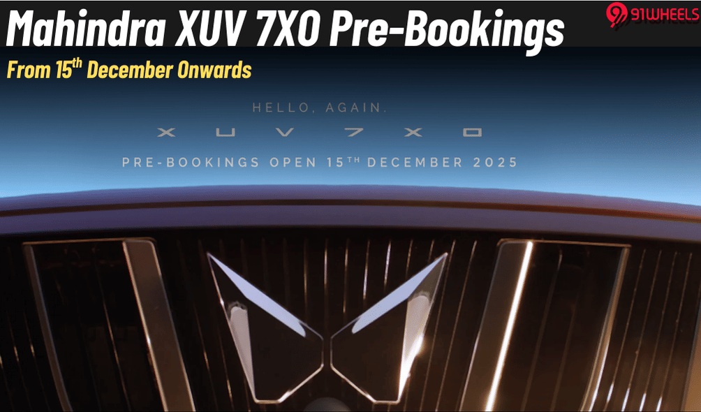 Mahindra XUV 7XO Pre-Bookings Open Dec 15: Rs 21k Token Amount Mahindra XUV 7XO Pre-Bookings Open Dec 15: Rs 21k Token Amount