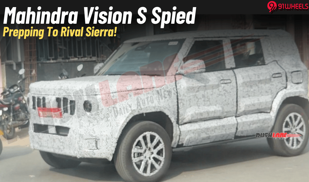 Mahindra Vision S Spied Testing: Rival To Sierra In Progress! Mahindra Vision S Spied Testing: Rival To Sierra In Progress!