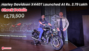 Harley Davidson X440T Launched At Rs. 2.79 Lakh (Ex-sh): Check Details Harley Davidson X440T Launched At Rs. 2.79 Lakh (Ex-sh): Check Details