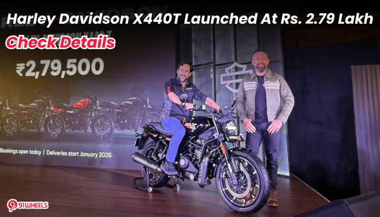 Harley Davidson X440T Launched At Rs. 2.79 Lakh (Ex-sh): Check Details Harley Davidson X440T Launched At Rs. 2.79 Lakh (Ex-sh): Check Details