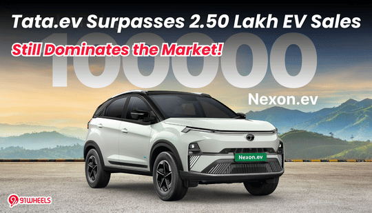 Tata.ev Surpasses 2.50 Lakh EV Sales; Still Dominates the Market!