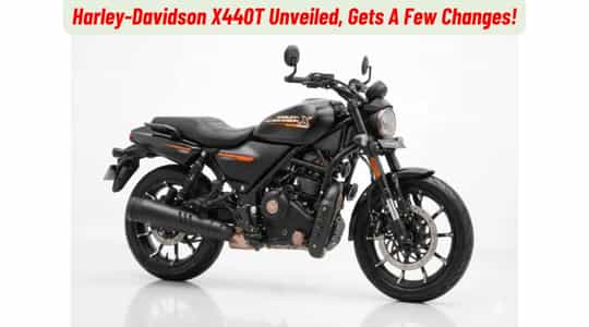 Harley-Davidson X440T Unveiled, Gets A Few Changes!