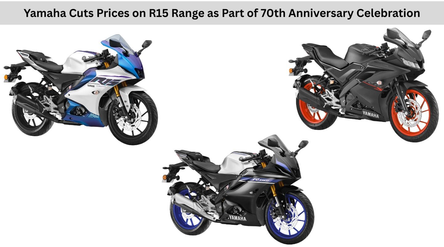 Yamaha Cuts Prices on R15 Range as Part of 70th Anniversary Celebration