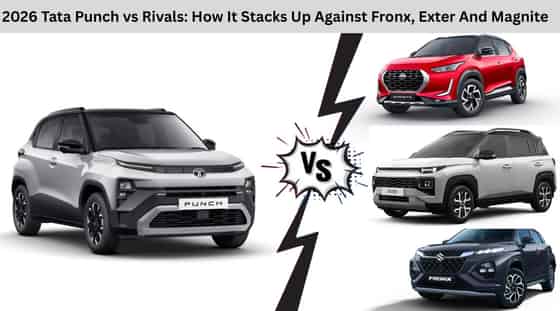 2026 Tata Punch vs Rivals: How It Stacks Up Against Fronx, Exter And Magnite
