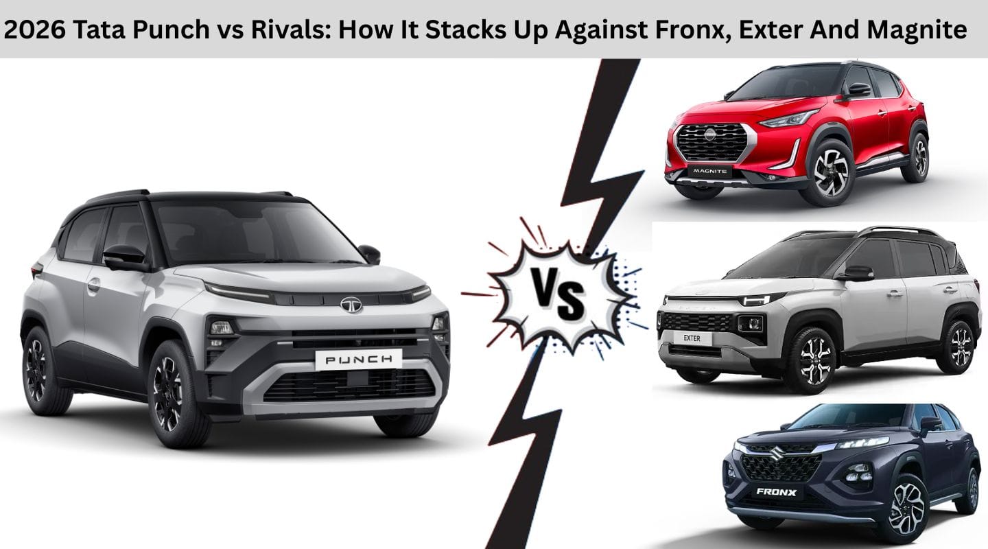 2026 Tata Punch vs Rivals: How It Stacks Up Against Fronx, Exter And Magnite
