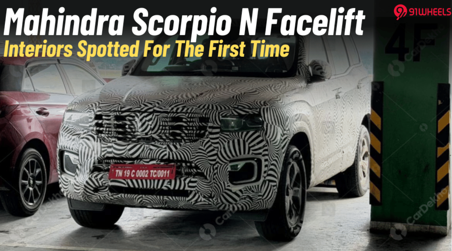 Mahindra Scorpio N Facelift Spotted: First Look At Interior Upgrades! Mahindra Scorpio N Facelift Spotted: First Look At Interior Upgrades!