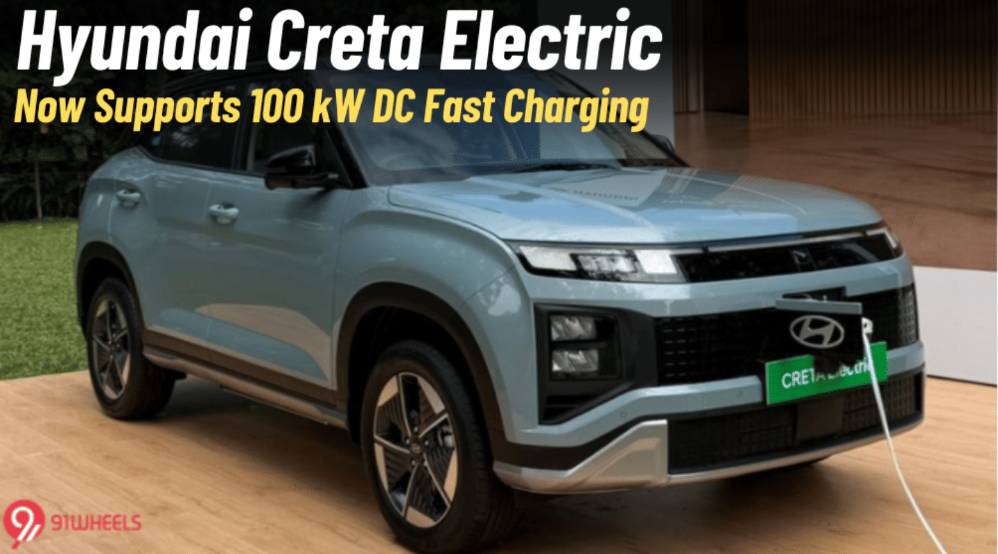 Hyundai Creta Electric Gets 100 kW DC Fast Charging Via OTA Update Hyundai Creta Electric Gets 100 kW DC Fast Charging Via OTA Update