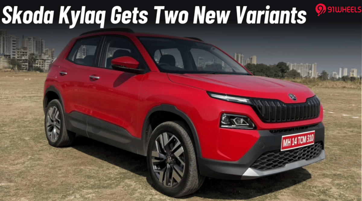 Skoda Kylaq Line-Up Expanded With New Variants: Details Here Skoda Kylaq Line-Up Expanded With New Variants: Details Here