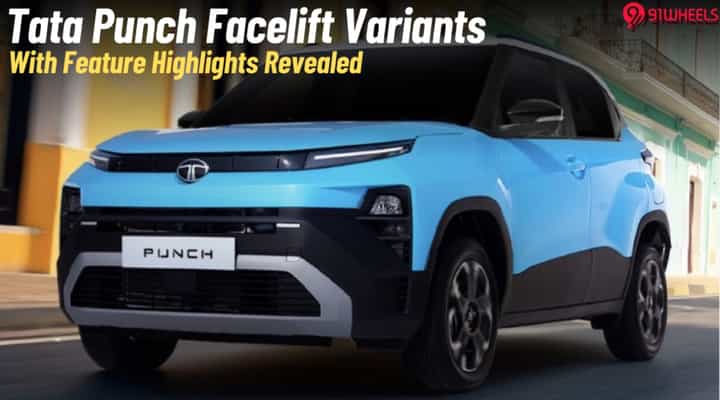 2026 Tata Punch Facelift To Get These Six Variants- Feature Highlights Out! 2026 Tata Punch Facelift To Get These Six Variants- Feature Highlights Out!