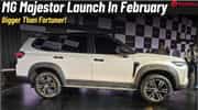 MG Majestor Launch In February: Toyota Fortuner Rival & Bigger!