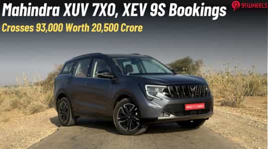 Mahindra XUV 7XO, XEV 9S Clocks Over 93,000 Bookings In Just 4 Hours Mahindra XUV 7XO, XEV 9S Clocks Over 93,000 Bookings In Just 4 Hours