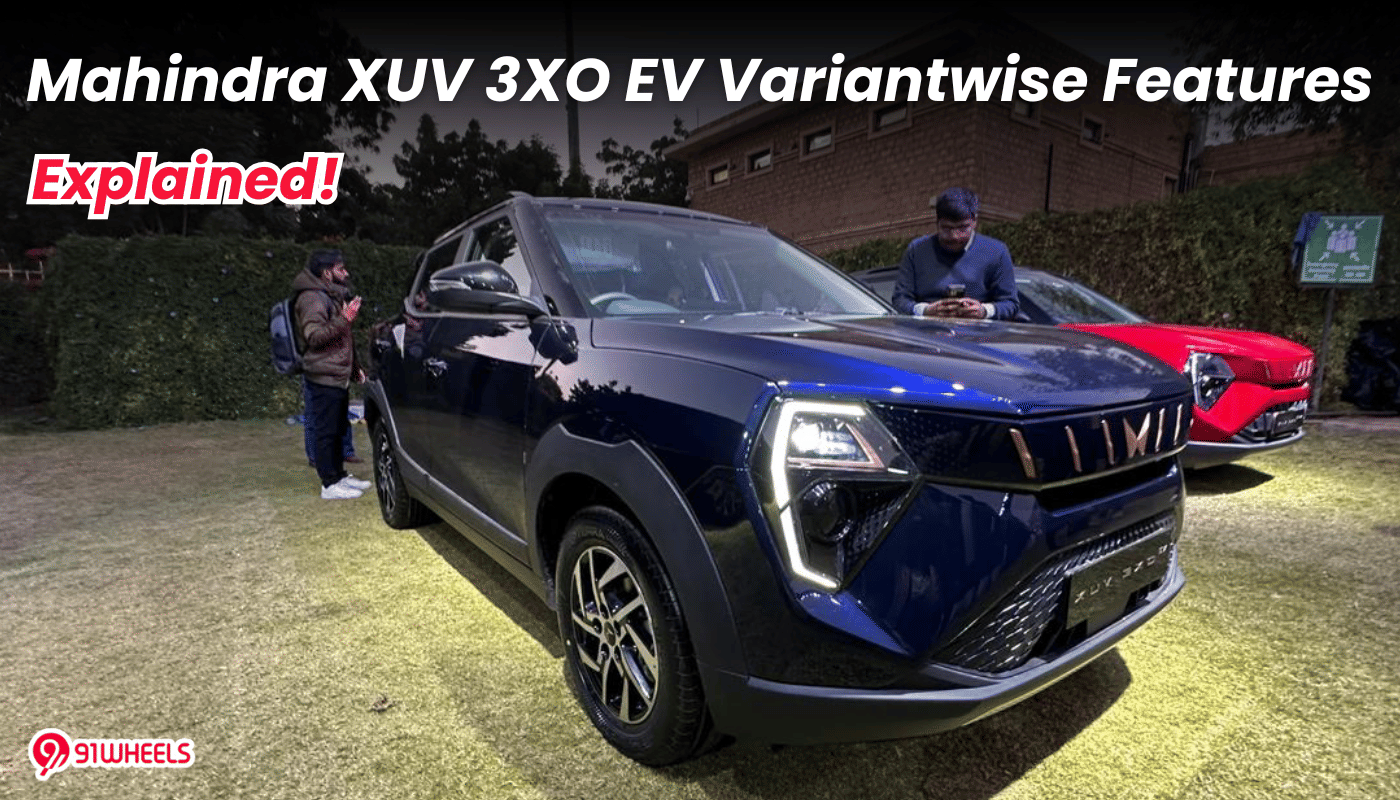 Mahindra XUV 3XO EV Variantwise Features Explained