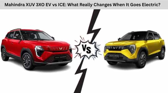 Mahindra XUV 3XO EV vs ICE: What Really Changes When It Goes Electric?