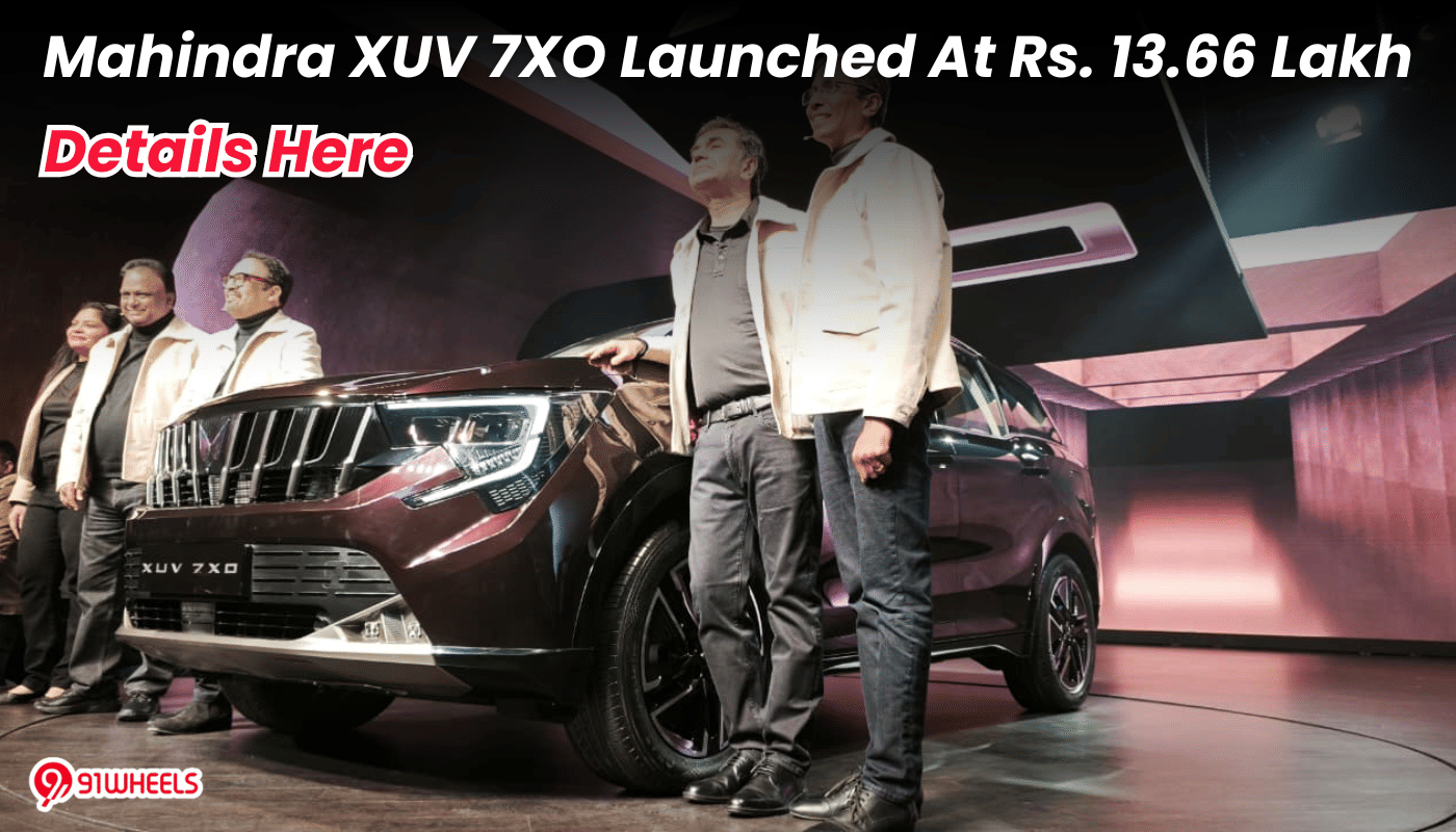 Mahindra XUV 7XO Launched At Rs. 13.66 Lakh (Ex-sh): Details Inside