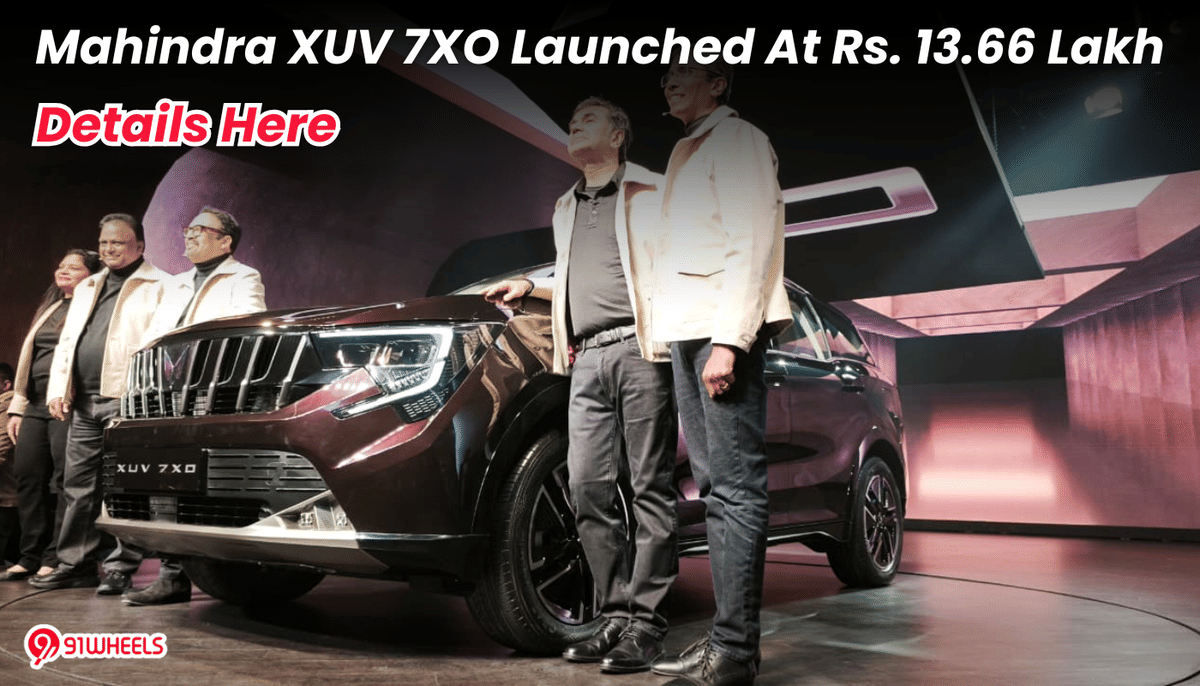Mahindra XUV 7XO Launched At Rs. 13.66 Lakh (Ex-sh): Details Inside Mahindra XUV 7XO Launched At Rs. 13.66 Lakh (Ex-sh): Details Inside
