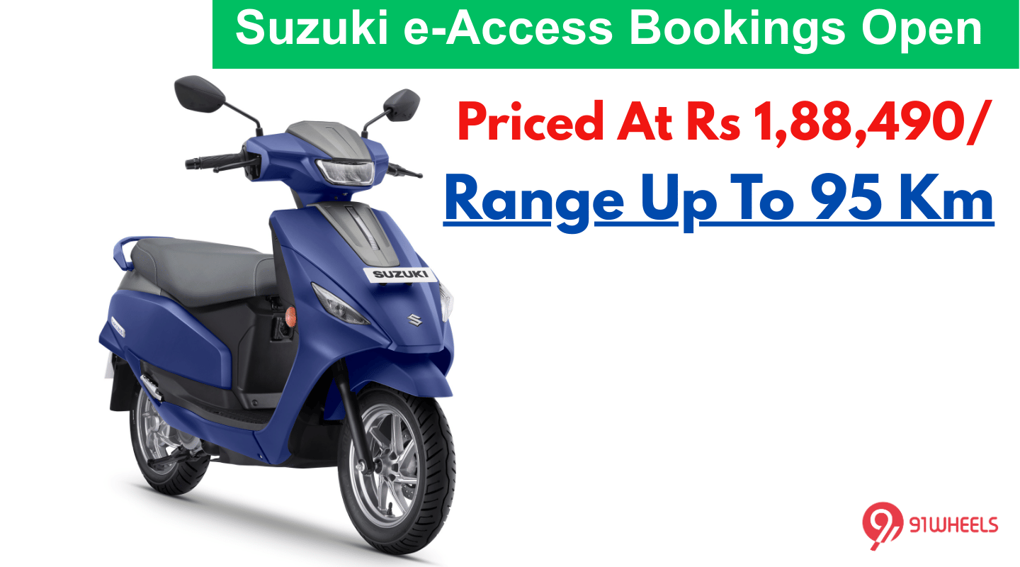 Suzuki e-Access Launched At Rs 1.88 Lakh - Bookings Open!