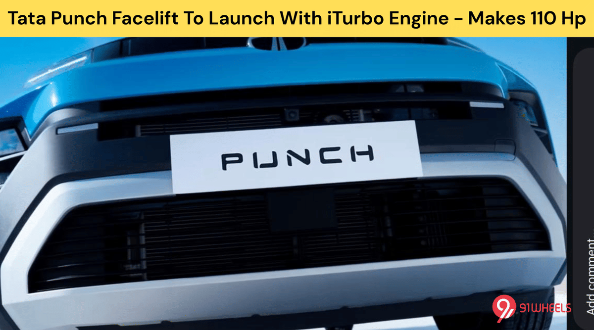 Tata Punch Facelift To Launch With iTurbo Engine - Makes 110 Hp Tata Punch Facelift To Launch With iTurbo Engine - Makes 110 Hp