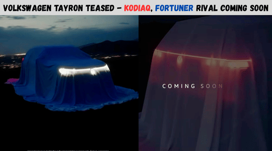 Volkswagen Tayron Officially Teased - Kodiaq, Fortuner Rival Coming Soon