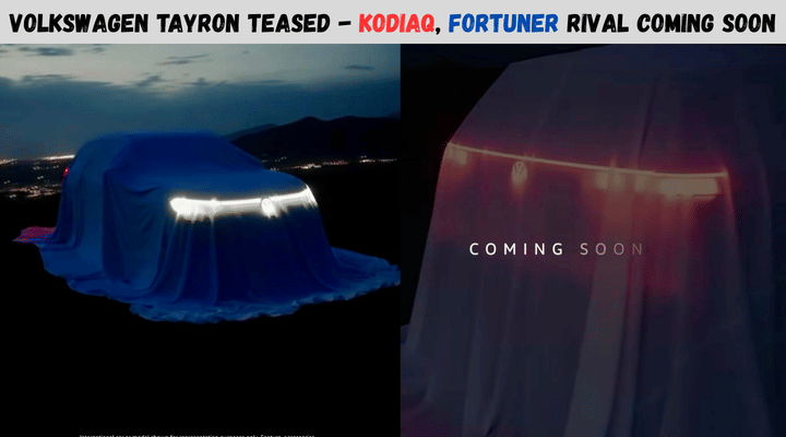 Volkswagen Tayron Officially Teased - Kodiaq, Fortuner Rival Coming Soon