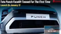 Tata Punch Facelift Teased Ahead Of January 13 Launch: New Design Cues!