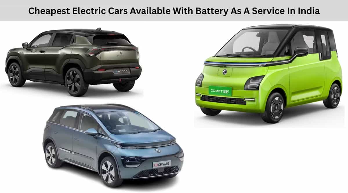 Cheapest Electric Cars Available With Battery As A Service In India Cheapest Electric Cars Available With Battery As A Service In India