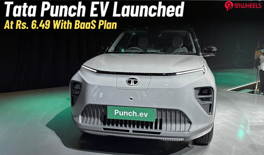 Tata Punch EV Facelift Launched At Rs 6.49 Lakhs BaaS Price: 468 Km Range Tata Punch EV Facelift Launched At Rs 6.49 Lakhs BaaS Price: 468 Km Range
