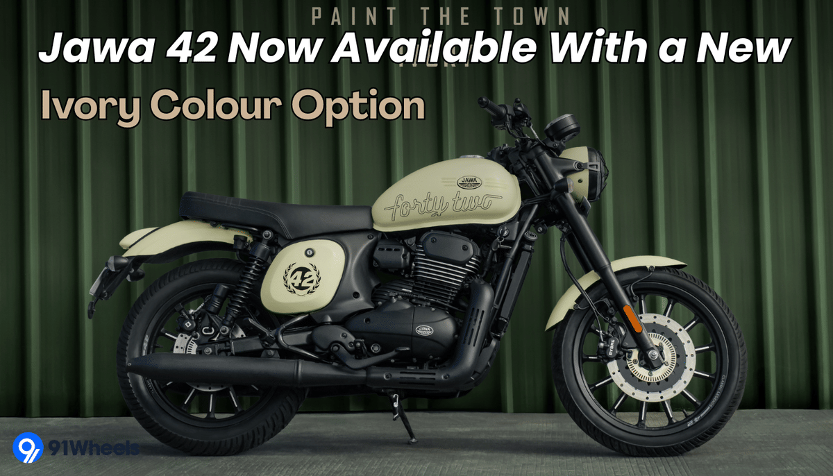 Jawa 42 Now Available With a New Ivory Colour Option: Details Inside! Jawa 42 Now Available With a New Ivory Colour Option: Details Inside!