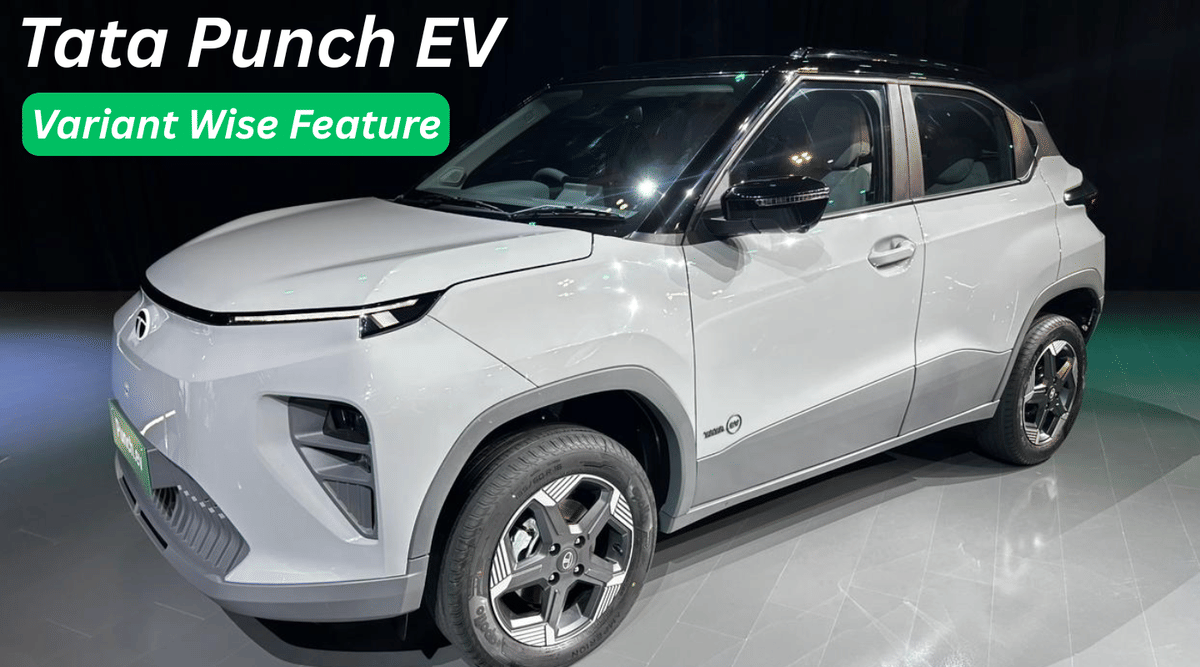 Tata Punch EV Variant Wise Features: Launched At Rs 6.49 Lakh Tata Punch EV Variant Wise Features: Launched At Rs 6.49 Lakh