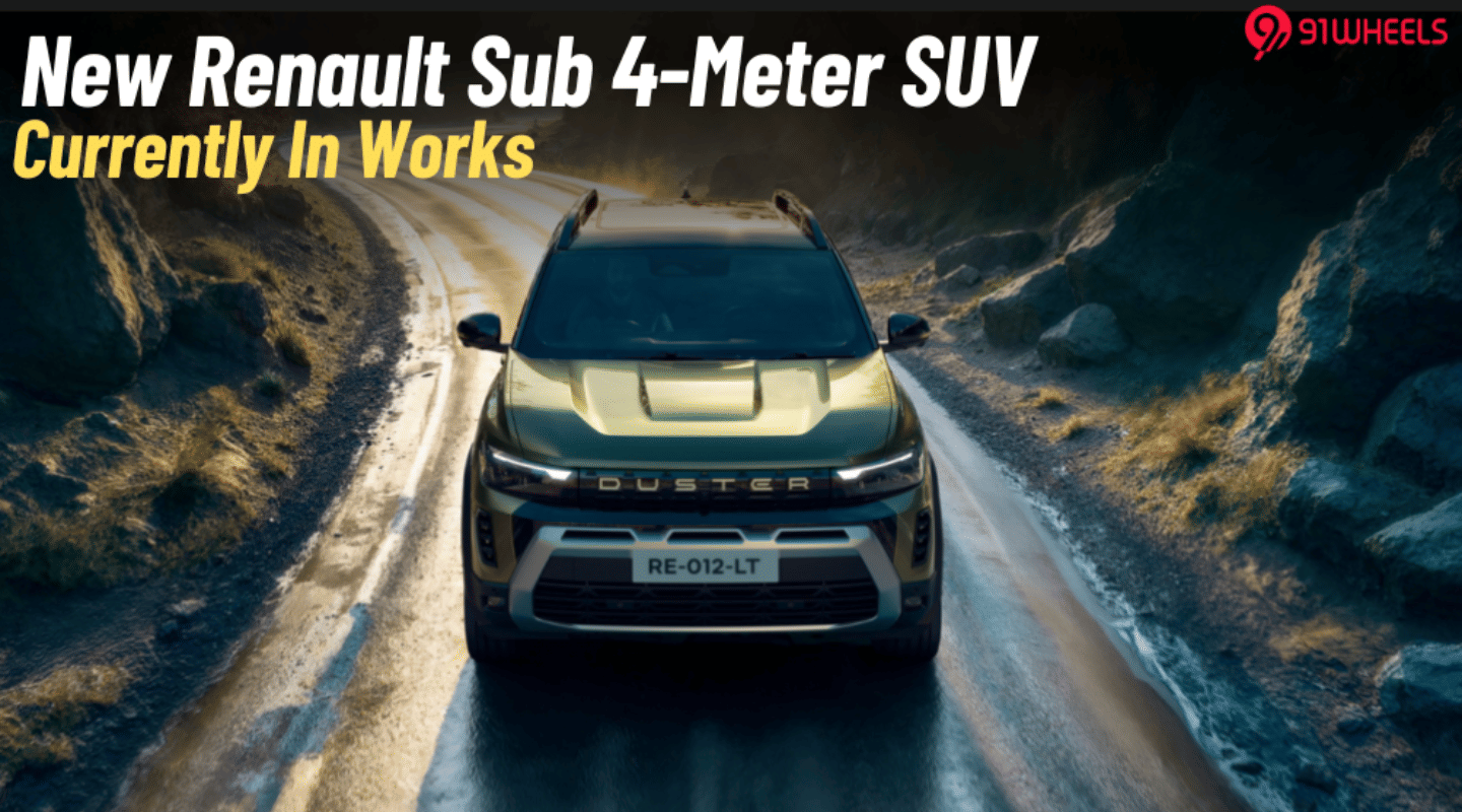 Sub 4-Meter 'Mini' Renault Duster In Works- Kylaq, Nexon Rival