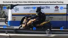 Exclusive Scoop! Hero Vida VXZ Electric Motorcycle Spotted Testing