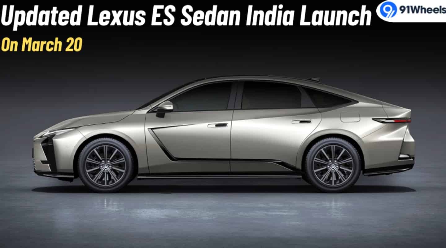 New Lexus ES Launch Slated For 20 March: Now Bigger With More Tech!