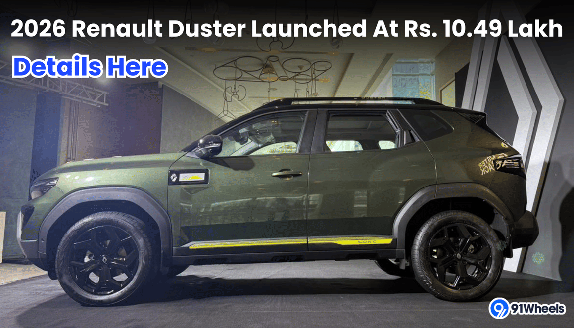 2026 Renault Duster Launched At Rs. 10.49 Lakh (Ex-sh): Details