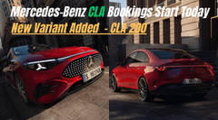 Mercedes-Benz CLA Bookings Start Today, New Variant Added