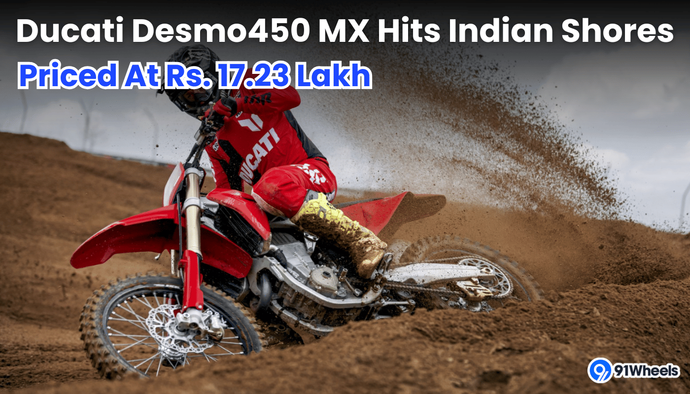 Ducati Desmo450 MX Hits Indian Shores; Priced At Rs. 17.23 Lakh: Check Details
