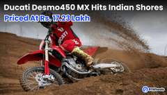 Ducati Desmo450 MX Hits Indian Shores; Priced At Rs. 17.23 Lakh: Check Details Ducati Desmo450 MX Hits Indian Shores; Priced At Rs. 17.23 Lakh: Check Details