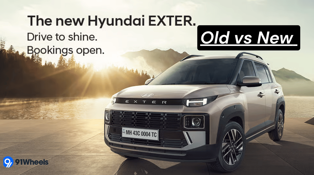 Hyundai Exter Old vs New - What's Changed Hyundai Exter Old vs New - What's Changed